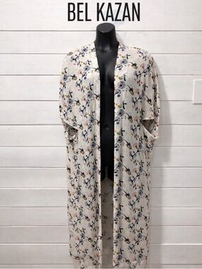 Bel Kazan Dandelion Print Kimono – Size One size